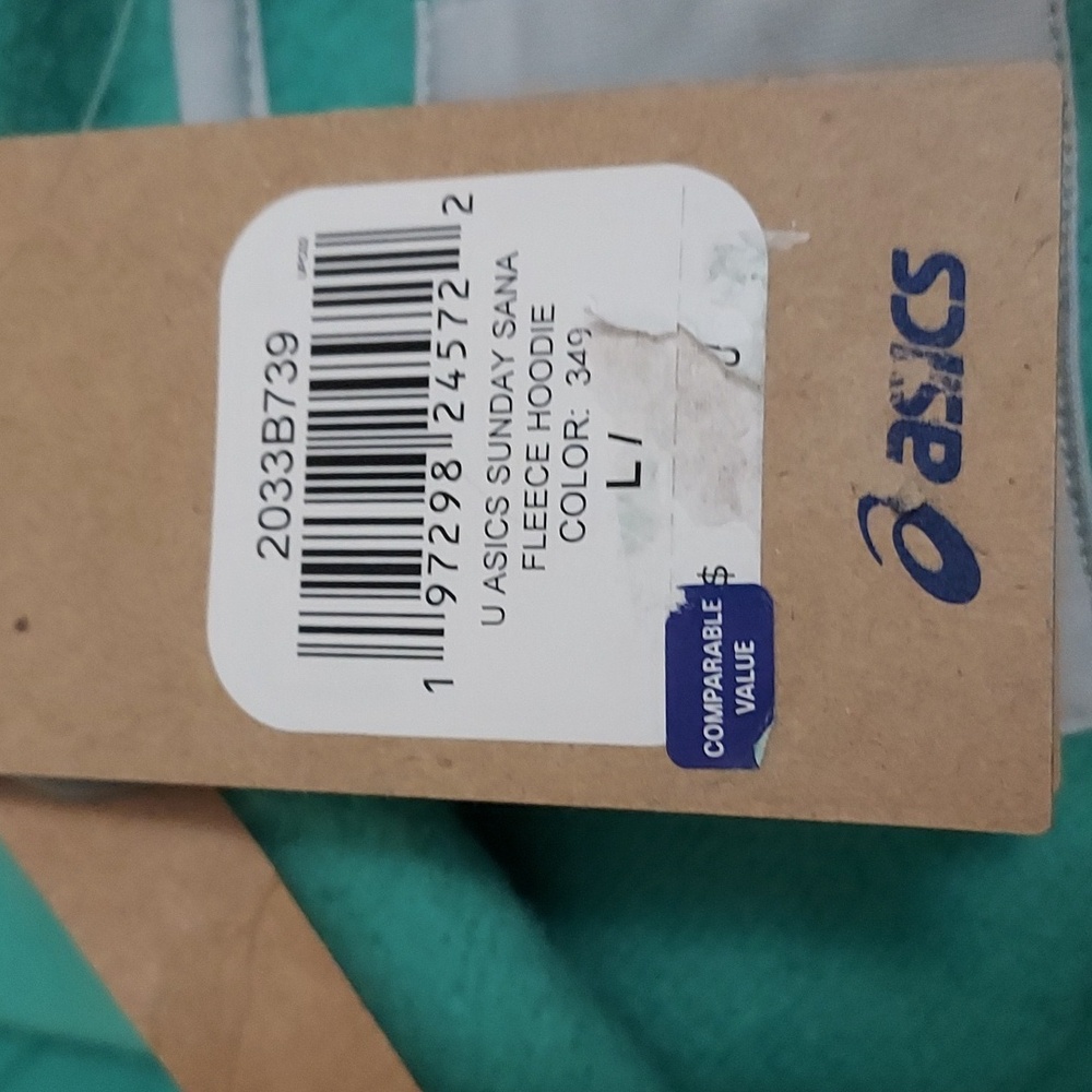 Asics Unisex Sunday Sana Fleece Hoodie - Picture 11 of 11